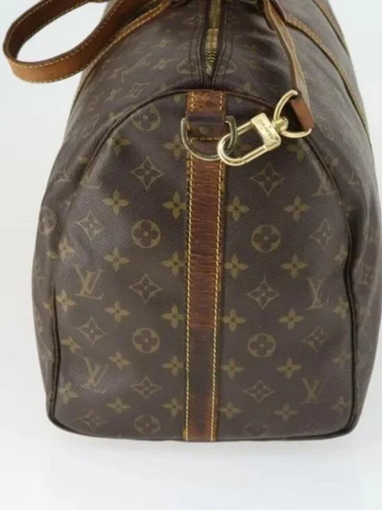 LOUIS VUITTON Monogram Keepall Bandouliere 50 Boston Bag M41416 LV Auth 171949 - Picture 3 of 16